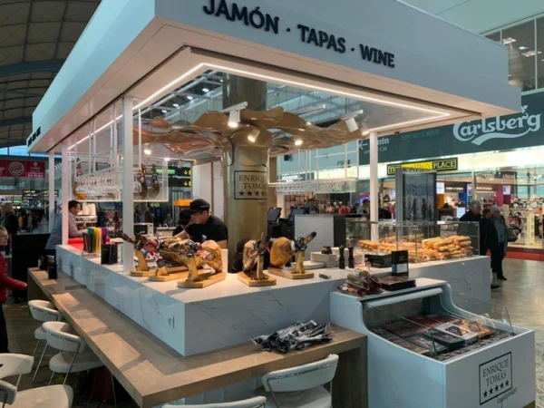 El mejor Jamón Ibérico de los aeropuertos: de bellota