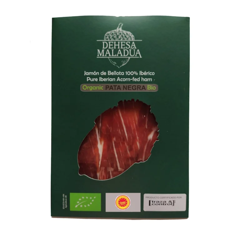 Dehesa Maladúa - Jamón de Bellota 100 % Ibérico Loncheado (5 estuches de 80 Grs.)  DO Jabugo