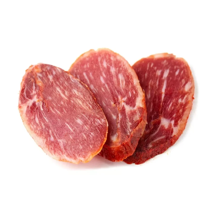 100% Iberian Acorn-Fed Loin, slices from Guijuelo