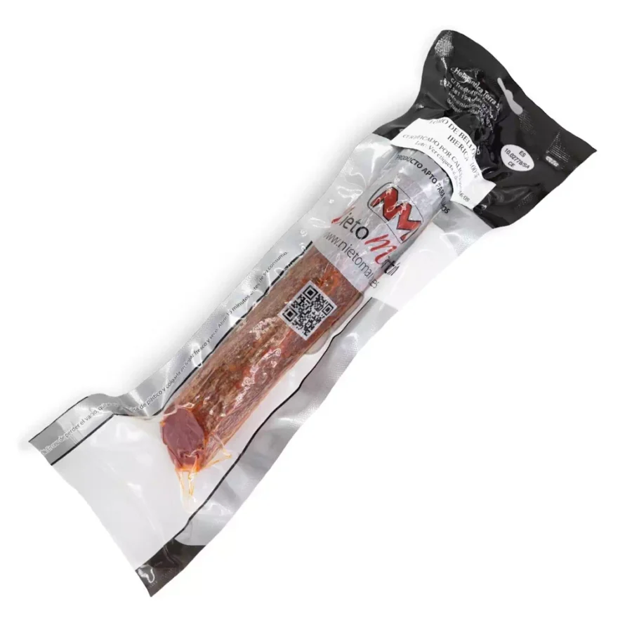 100% Iberian Bellota Loin from Guijuelo, packaged