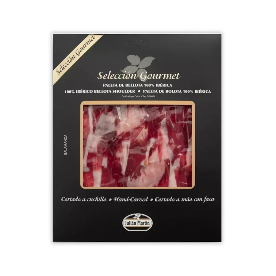 Julian Martin Gourmet Acorn-Fed 100g Iberica Shoulder Envelope, Knife-Cut guijuelo