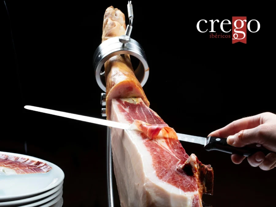 como cortar bien un jamón ibérico